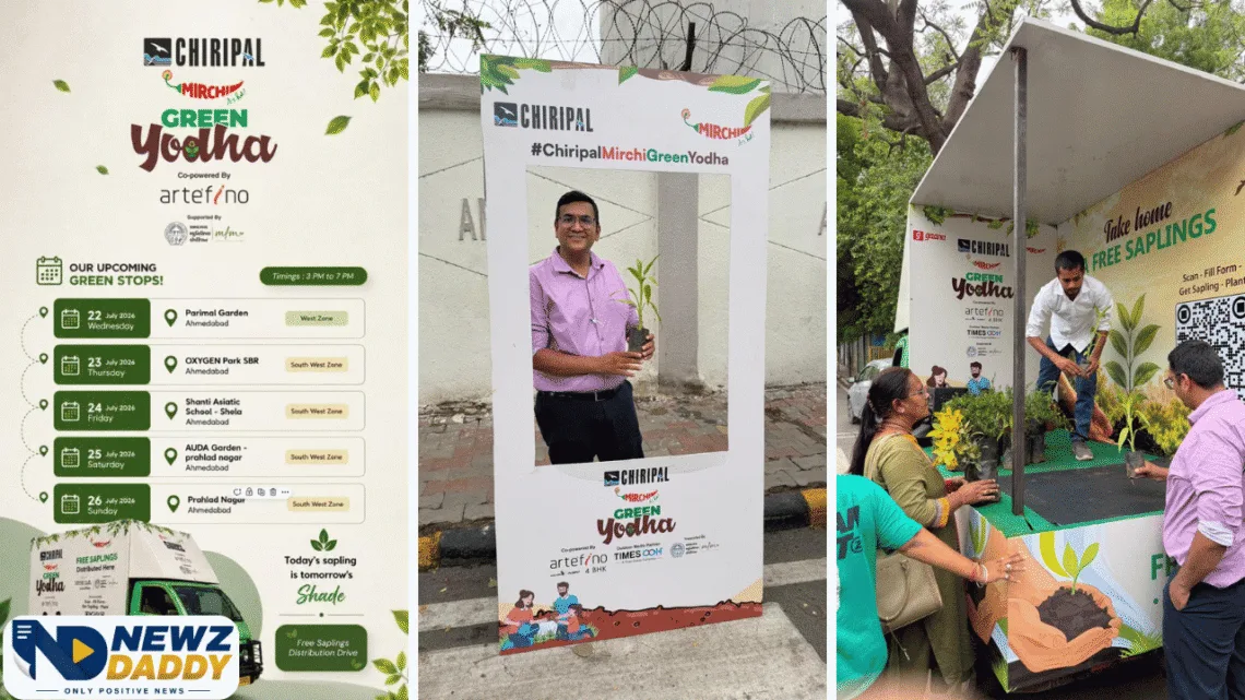 Chiripal Mirchi Green Yodha Inspires Citizens to Plant Trees
