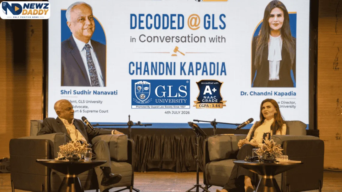 GLS University Hosts Special Interaction With Sudhir Nanavati