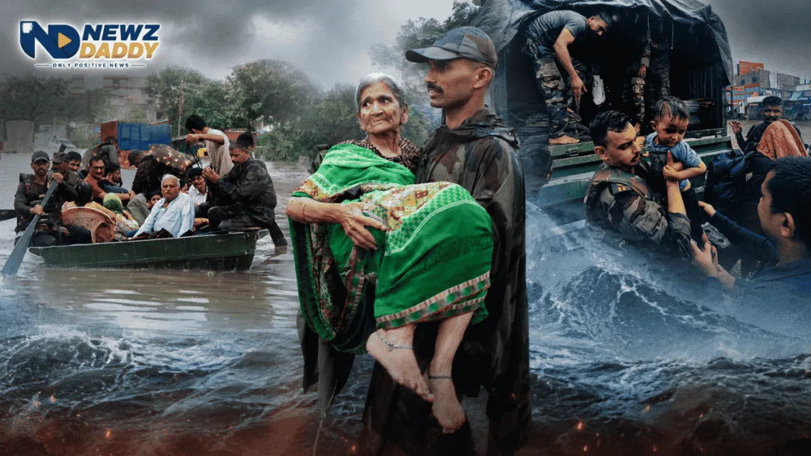 Indian Army Saves 355 People During Gujarat Flood