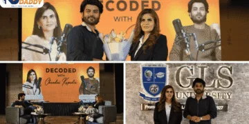 Jay Thadeshwar at GLS University Inspires Future Storytellers
