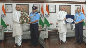 Air Marshal P.V. Shivanand Visits Lok Bhavan