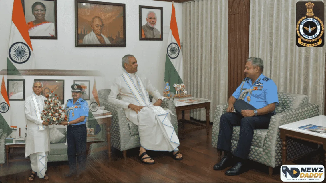 P.V. Shivanand Visits Lok Bhavan