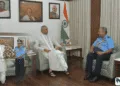 P.V. Shivanand Visits Lok Bhavan
