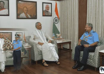 P.V. Shivanand Visits Lok Bhavan