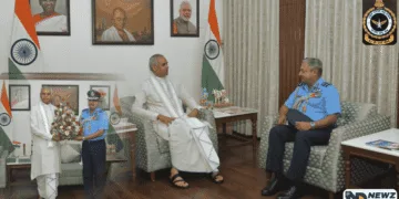 P.V. Shivanand Visits Lok Bhavan