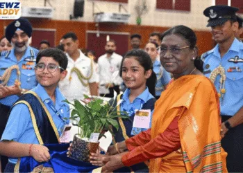 President Droupadi Murmu Visits Air Force Bal Bharati School