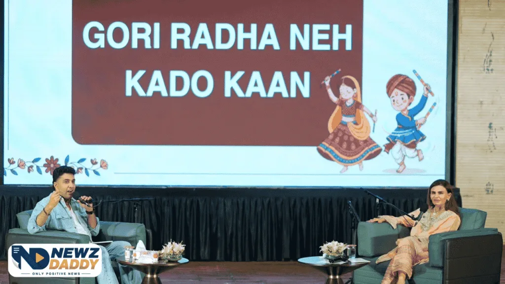 Dr Parth Oza Speaks on Garba, Healing and Life at GLS Event