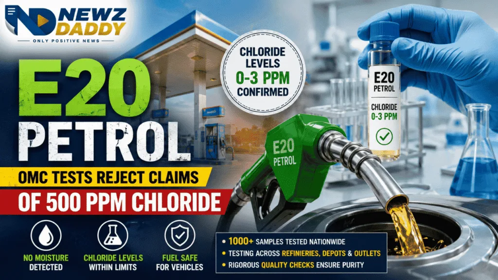 E20 Petrol Quality Checks Find Chloride Within Safe Limits