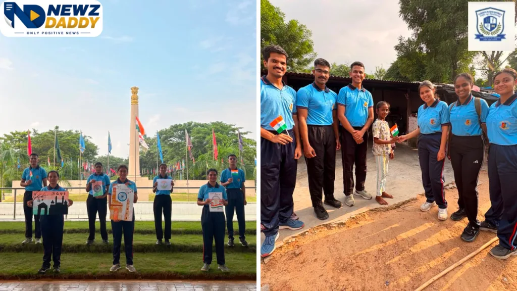 Har Ghar Tiranga: RRU NCC Cadets Take Flags to Villages