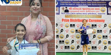 Ishita Joshi Table Tennis Third Place at Jamnagar Event
