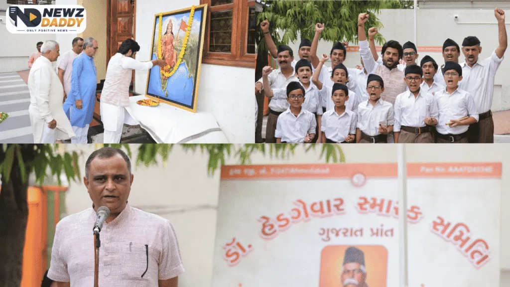 RSS Independence Day Event Held at Dr Hedgewar Bhavan, Ahmedabad