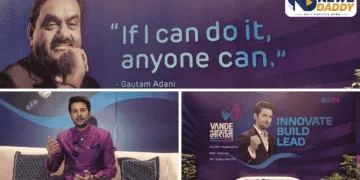 Rajeev Khandelwal Vande Bharatam, Vande Bharatam, Rajeev Khandelwal, Adani Group, Gautam Adani, Vande Bharatam host, Vande Bharatam ambassador, Rajeev Khandelwal host, Vande Bharatam 2026, Vande Bharatam Grand Finale, Vande Bharatam Ahmedabad, Ahmedabad entrepreneurship initiative, Adani Group Vande Bharatam, Gautam Adani Vande Bharatam, Indian entrepreneurs, Indian startup initiative, grassroots entrepreneurs India, grassroots innovation India, entrepreneurship initiative India, startup talent India, Indian innovators, entrepreneurs from rural India, startup founders India, Ahmedabad startup event, Vande Bharatam finalists, 75 Vande Bharatam finalists, August 14 Vande Bharatam, Adani entrepreneurship programme, Newz Daddy, Newz Daddy entertainment