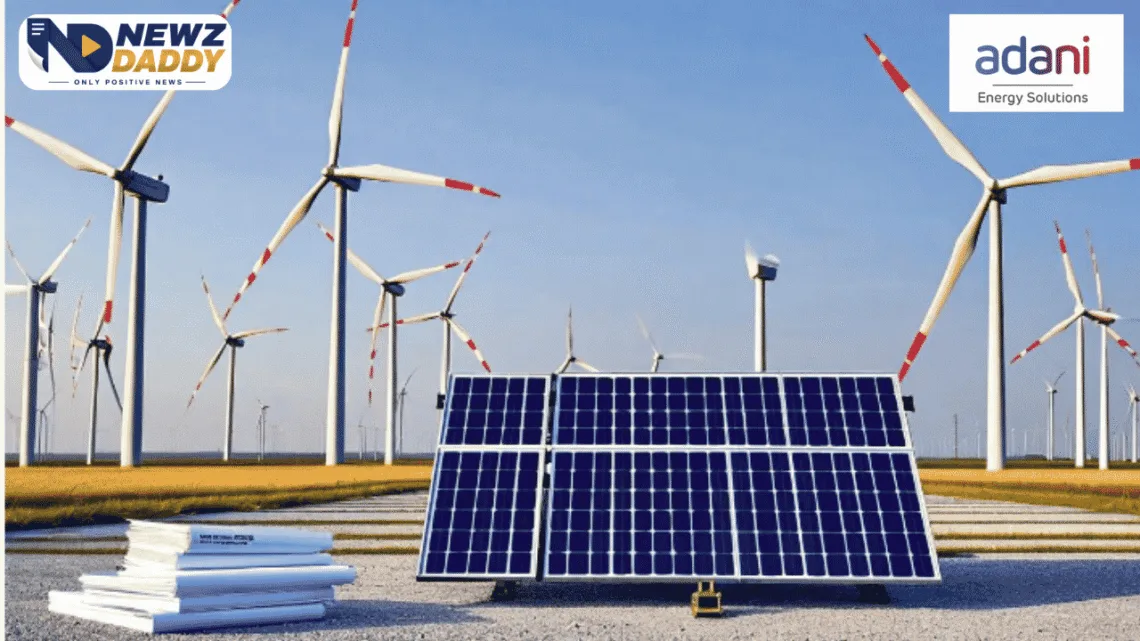 Adani Energy ESG Score Rises to 90 After S&P Global Review