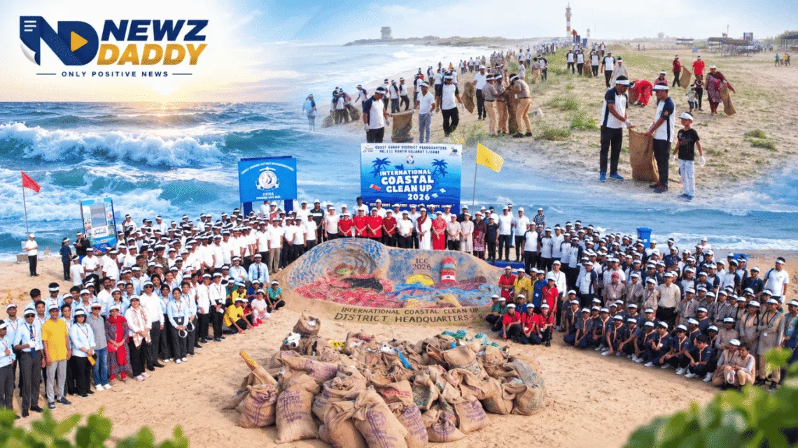 Coastal Cleanup Removes 820 kg of Waste Across Gujarat Coast
