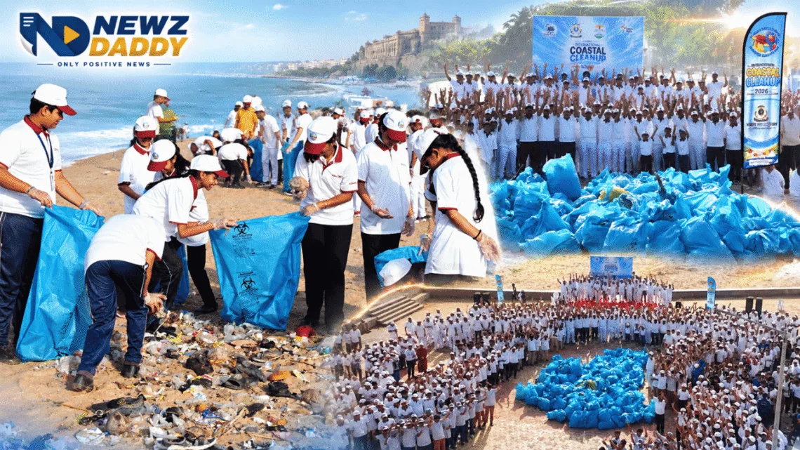 Coastal Cleanup in Porbandar Removes 700 kg From Chowpati Beach