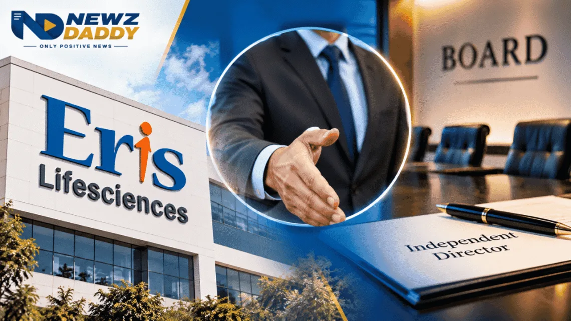Eris Lifesciences Appoints Akhil Awasthi to Board in Ahmedabad
