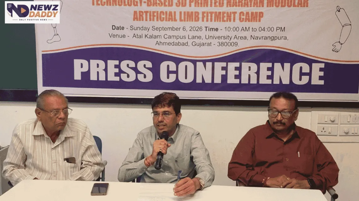 Free Artificial Limbs Camp in Ahmedabad Set for September 6