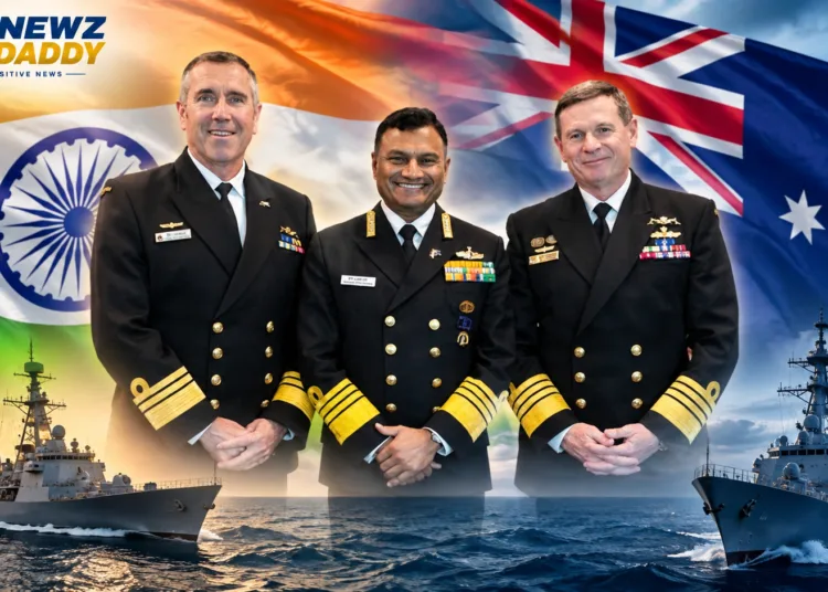 India-Australia Ties Deepen as Navy Chief Meets Hammond