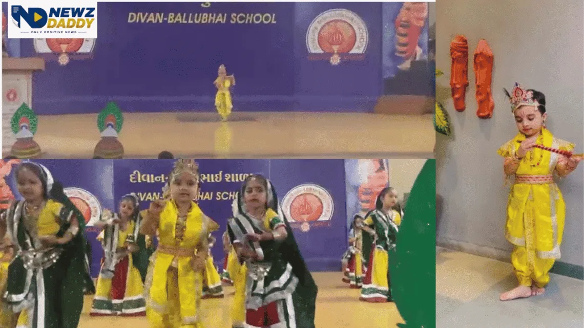 Janmashtami marked with Aarti and Matki Phod at Kankaria School