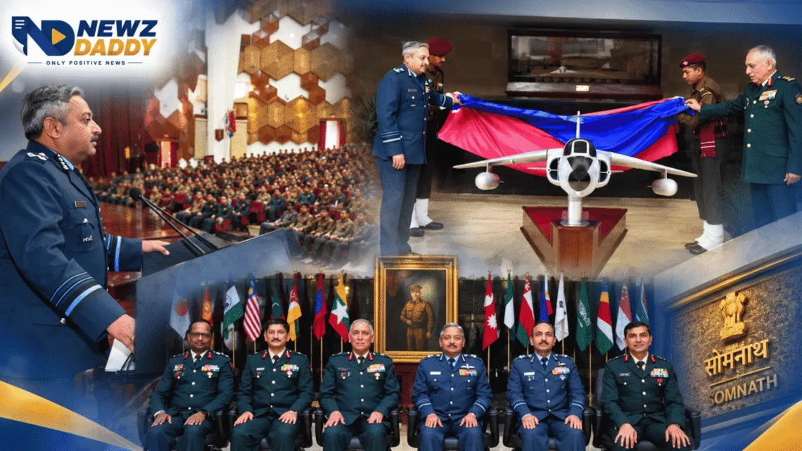 PV Shivanand Honours War Hero Sekhon At DSSC Wellington