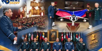PV Shivanand Honours War Hero Sekhon At DSSC Wellington