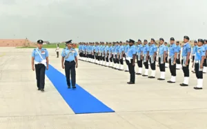 PV Shivanand Reviews Air Bases Across Saurashtra Sector