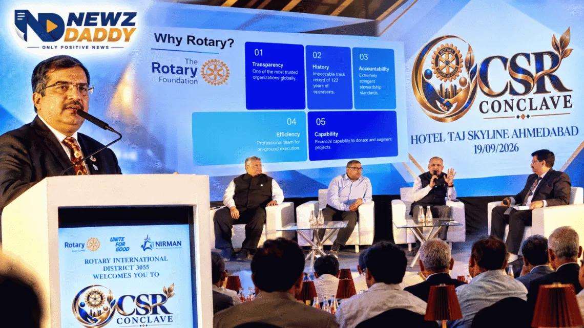 Rotary CSR Conclave in Ahmedabad Draws Corporate Leaders