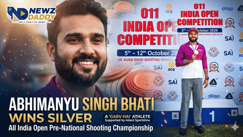 Abhimanyu Bhati Wins Silver at Pre-National Shooting Event