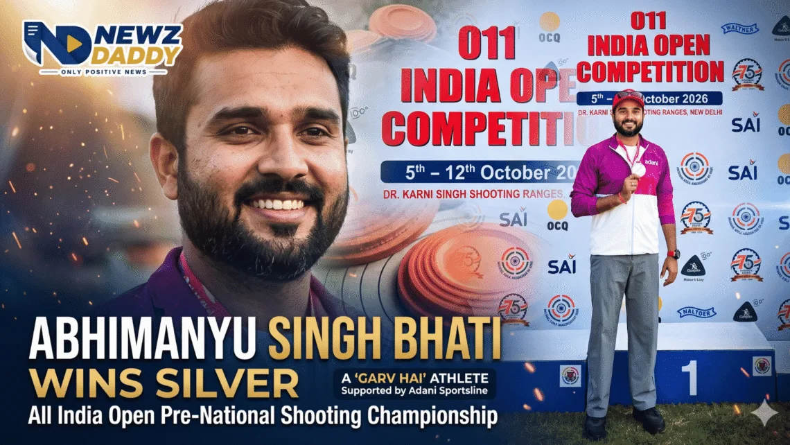 Abhimanyu Bhati Wins Silver at Pre-National Shooting Event