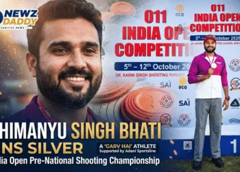 Abhimanyu Bhati Wins Silver at Pre-National Shooting Event