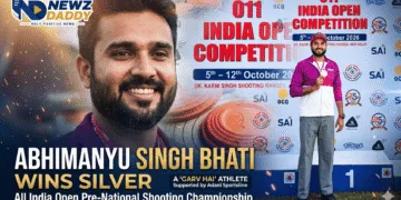 Abhimanyu Bhati Wins Silver at Pre-National Shooting Event