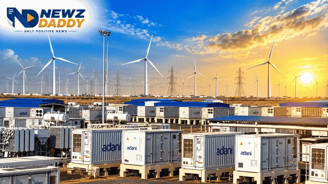 Adani Green Targets 50 GWh Battery Storage in Five Years