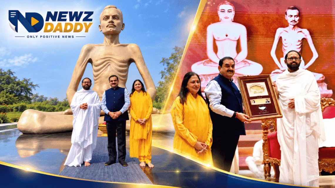 Adani Visit to Dharampur Ashram Focuses on Seva and Welfare
