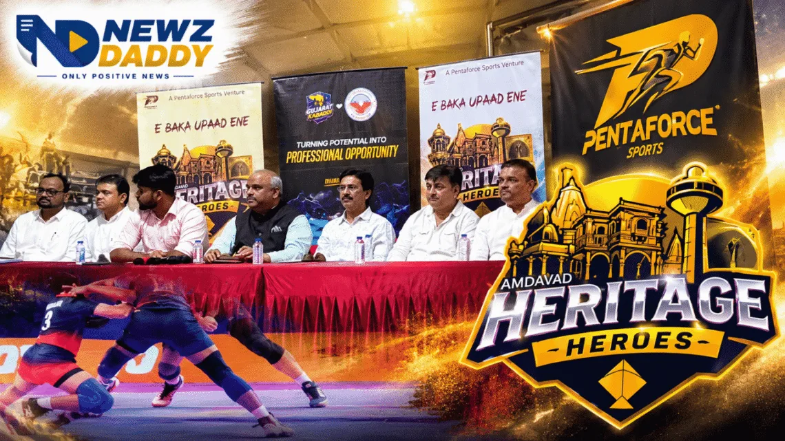 Gujarat Kabaddi League Gets Ahmedabad Heritage Heroes Team