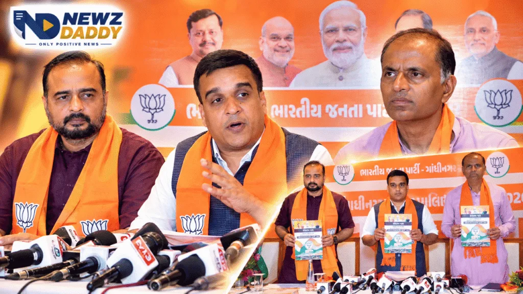 Harsh Sanghavi Presents Gandhinagar BJP Five-Year Roadmap