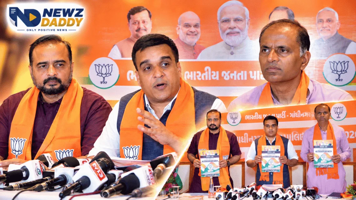 Harsh Sanghavi Presents Gandhinagar BJP Five-Year Roadmap