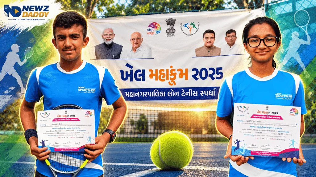 Khush Parikh And Shreeja Shah Earn Medals At Khel Mahakumbh