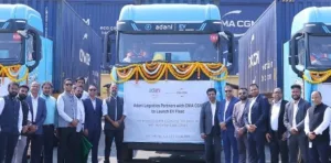 Electric Trucks Join Adani Logistics’ Container Delivery Fleet